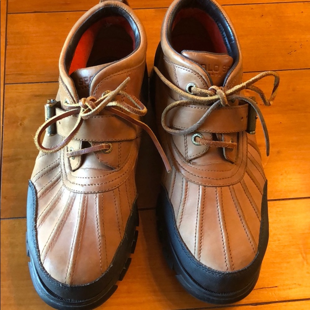 Ralph Lauren Polo Sport Men’s leather boots sz 9.5